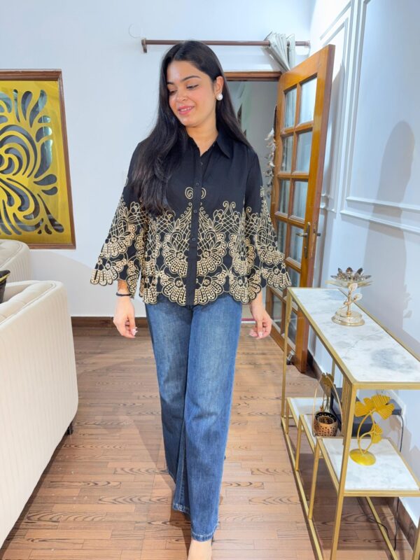 Cutwork schiffli shirt - Image 6