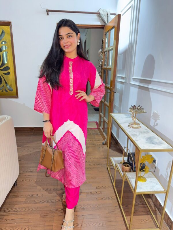 Vani embellished printed coord - Image 7