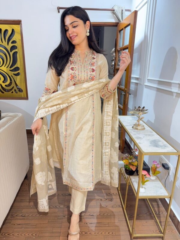 Cotton silk blend suit - Image 4