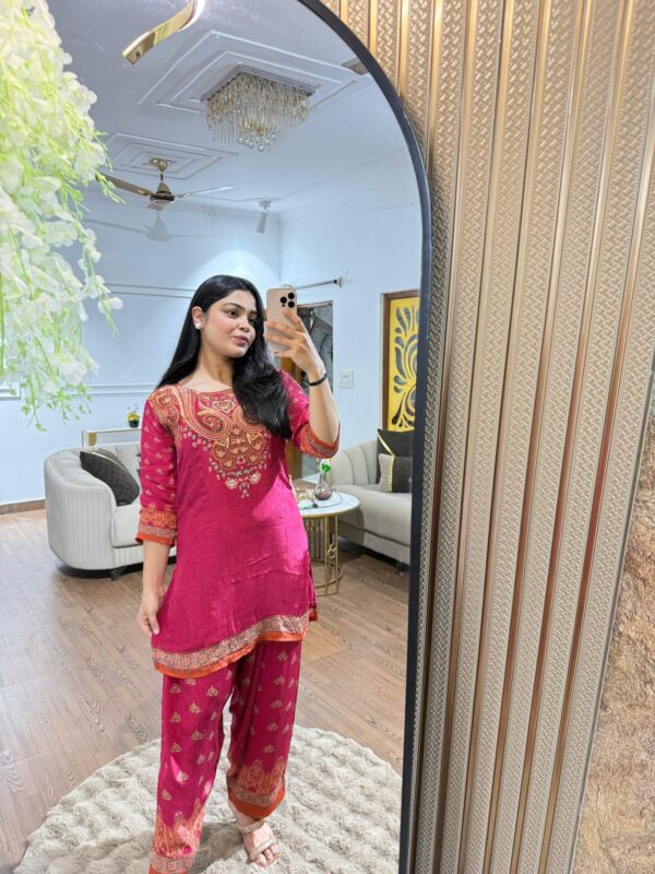 Pleated farshi 2 piece set - Image 4