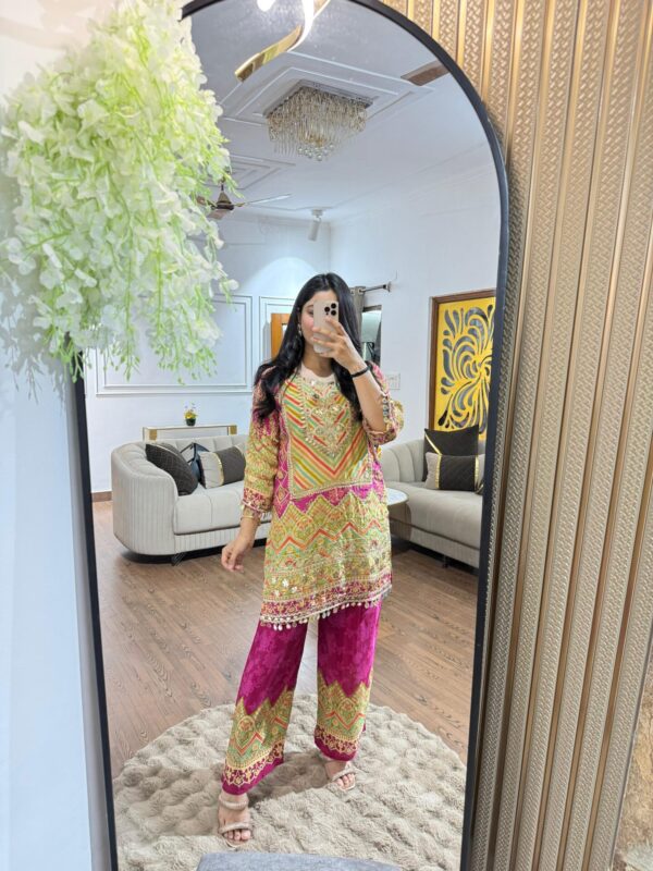 Mirror embellished coord set - Image 7