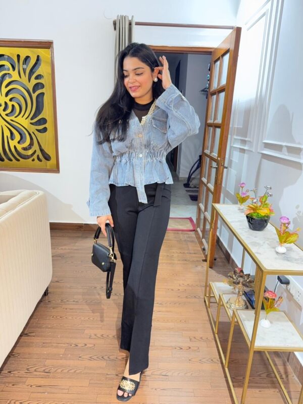 Pearl denim jacket - Image 4