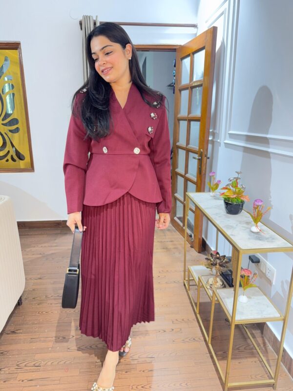 Embellished blazer set - Image 6