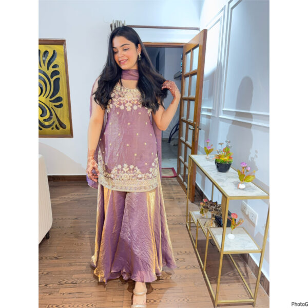 Aashi shimmer tissue suit