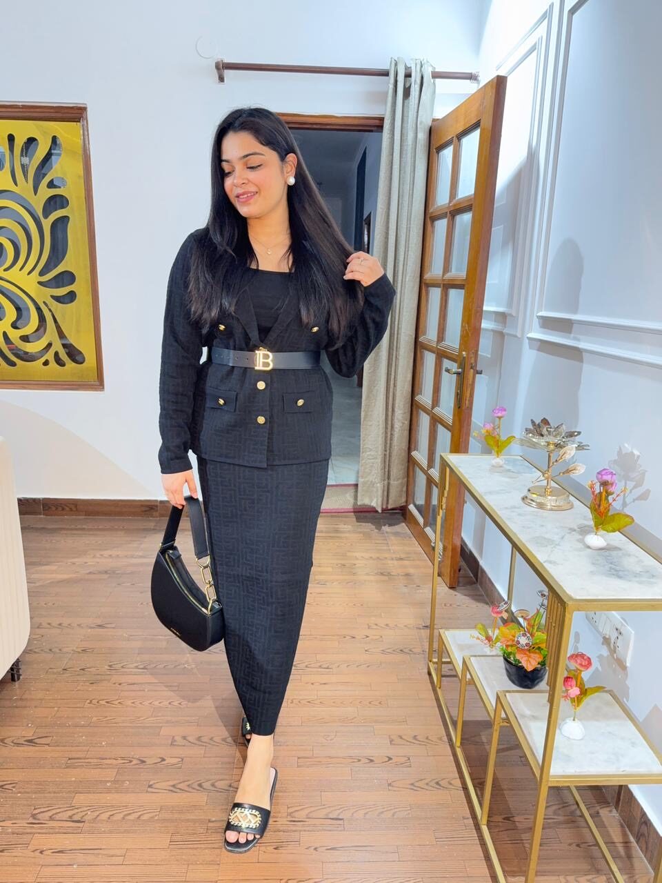 Mira winter skirt coord set - Image 4