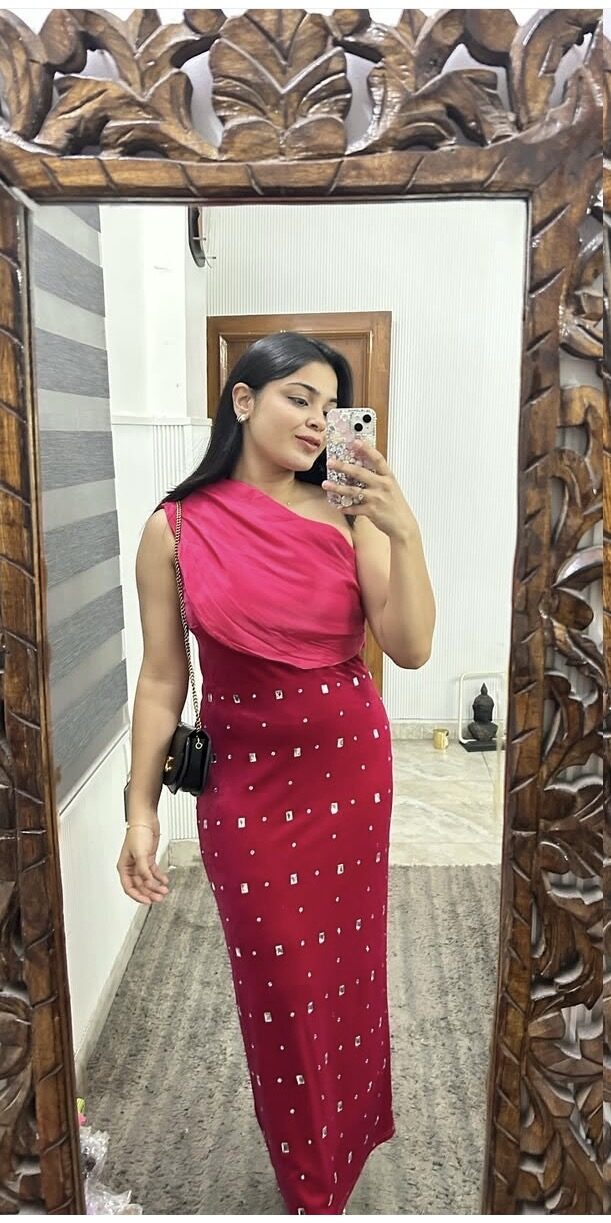 Velvet one shoulder dress - Image 2