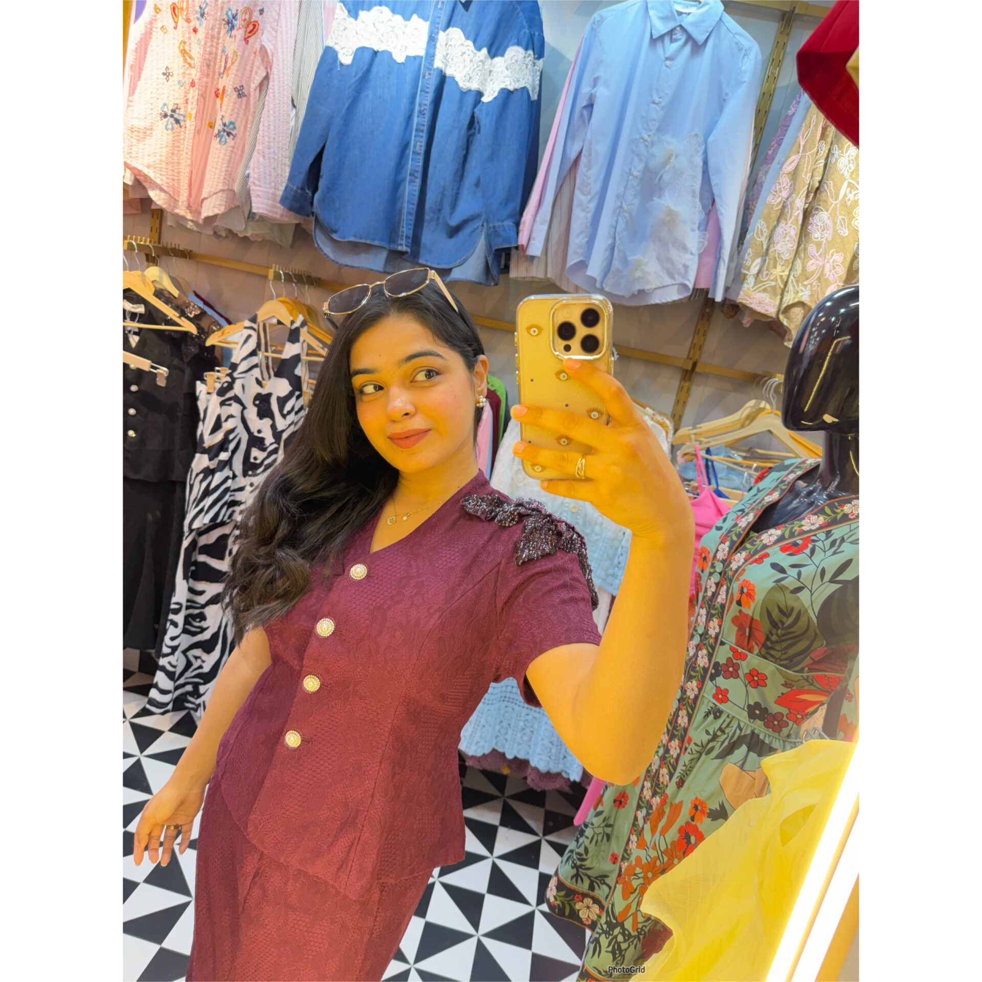 Raha fish cut skirt set - Image 6