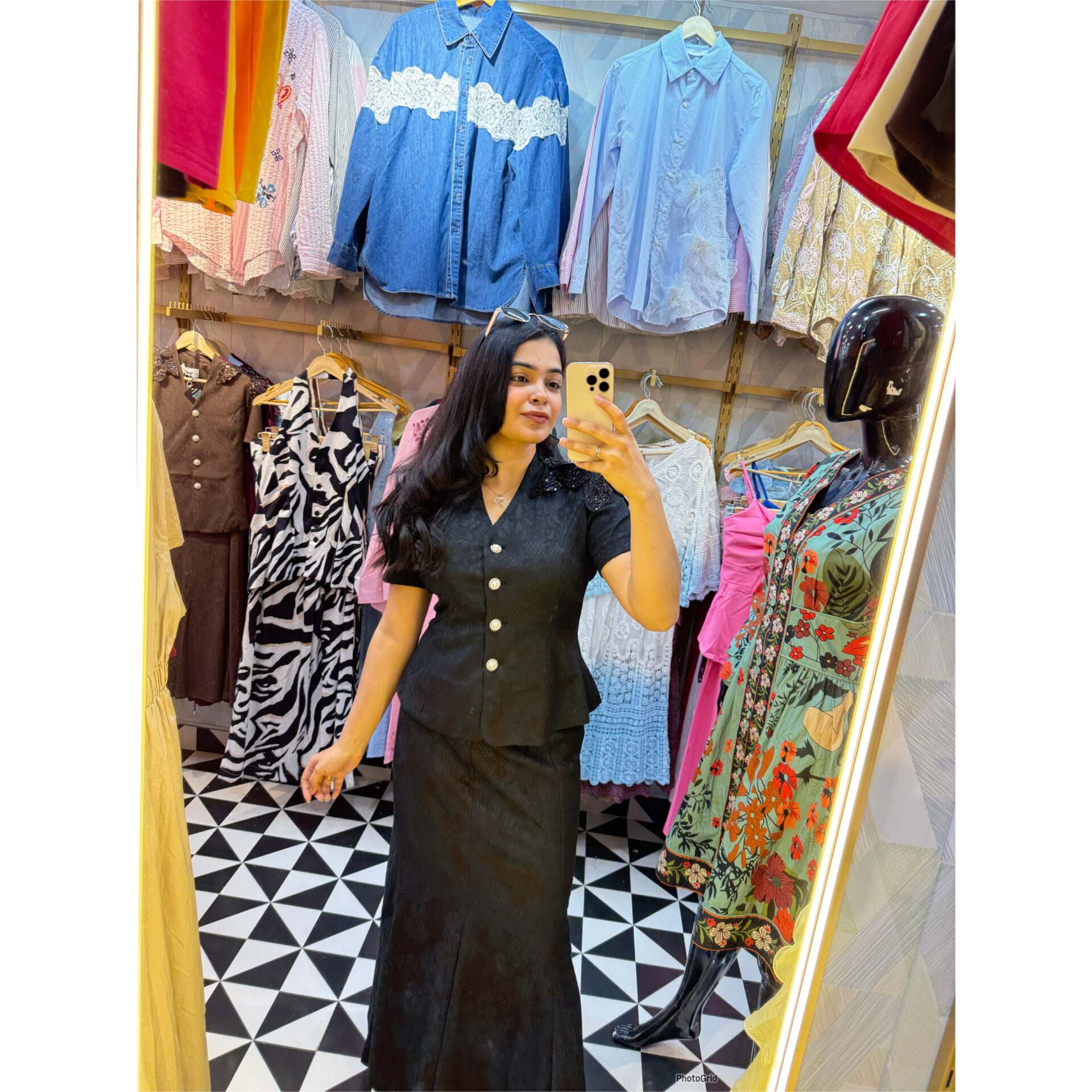 Raha fish cut skirt set - Image 3